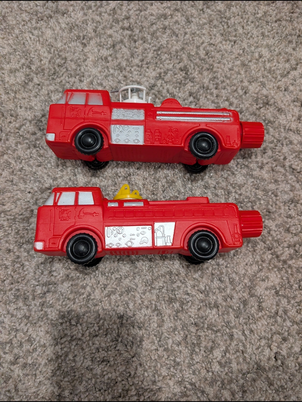 Vintage 1960's Lot of 2 (TWO) IMCO Colgate-Palmolive Co. Soaky Speed Toys